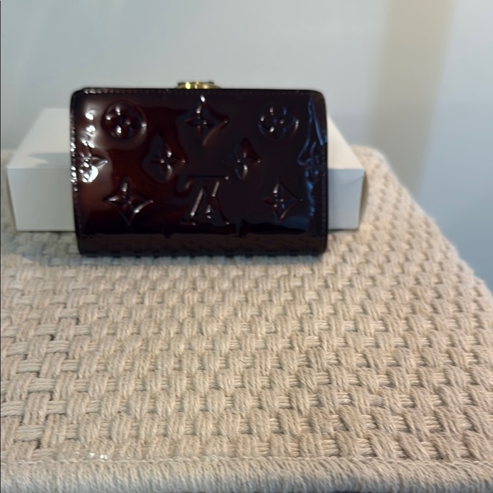 Louis Vuitton Glossy Dark Brown Wallet